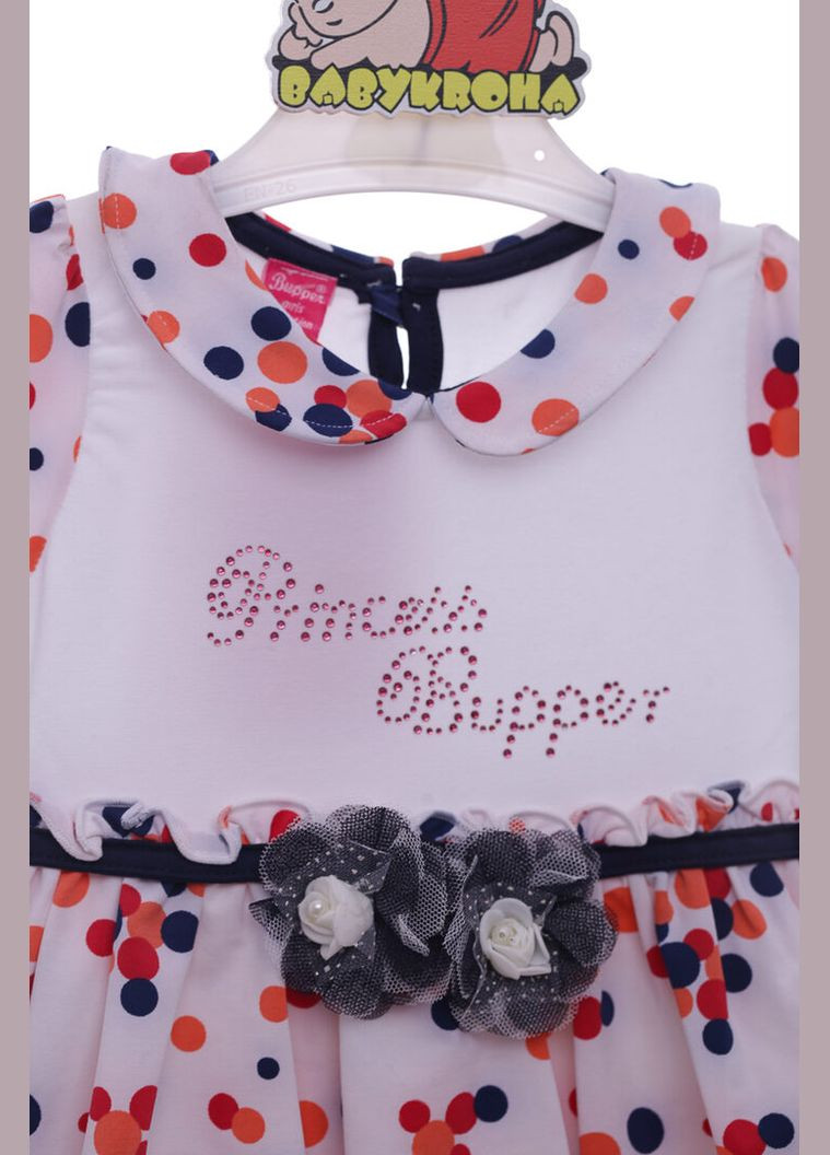 Червона сукня літня трикотажна в горох червона 86 см (38357) BABYKROHA (323469813)