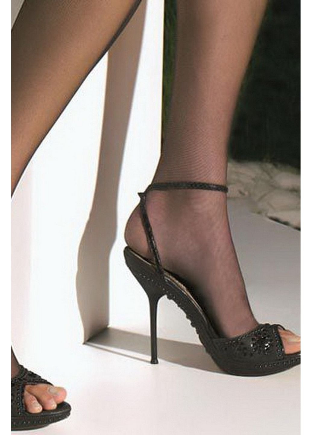 Чулки с открытыми пальчиками Primavera NF 15 den Mary Blue (354777814)