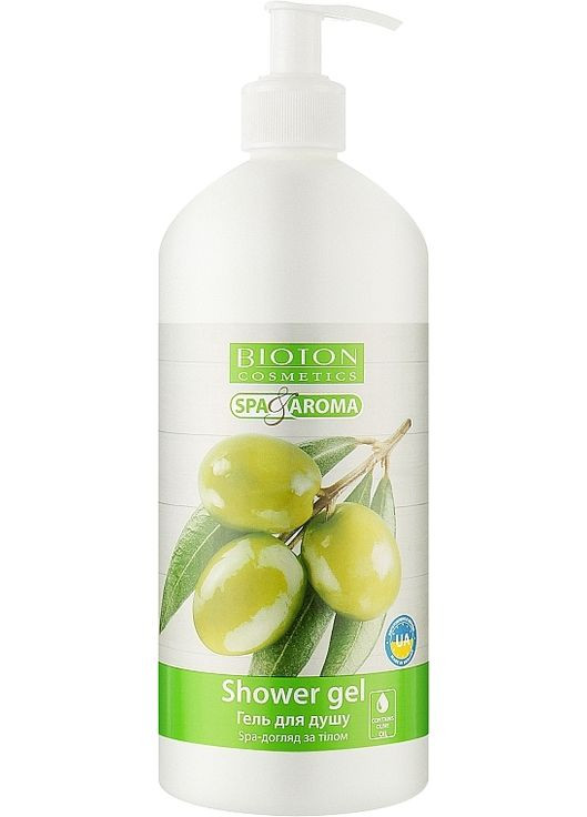 Гель для душа с оливковым маслом Spa & Aroma Shower Gel 750ml (1183572-31102344) BIOTON COSMETICS (368627245)