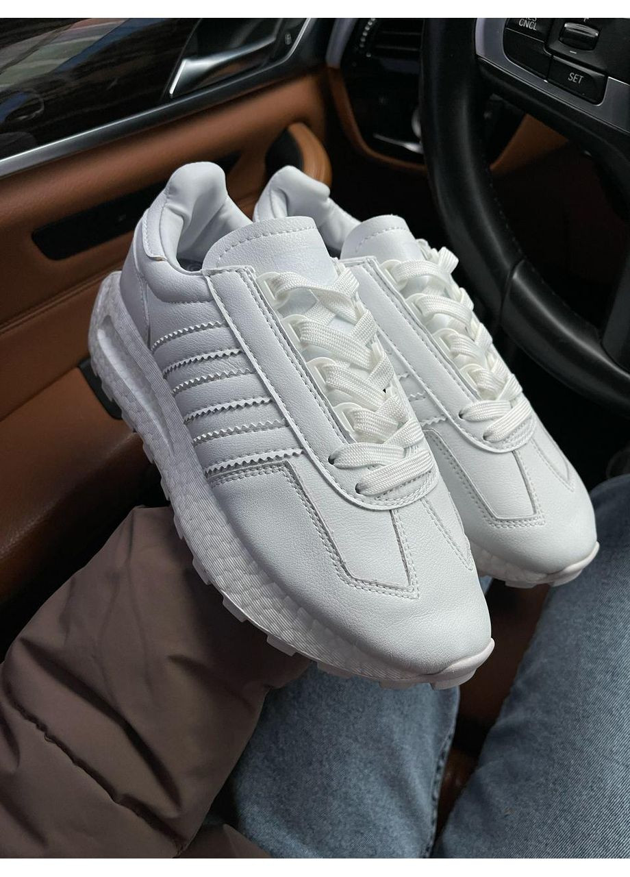 КРОССОВКИ ЖЕНСКИЕ ADIDAS RETROPY FULL WHITE АДИДАС РЕТРОПИ No Brand белые демисезоны (369387809)