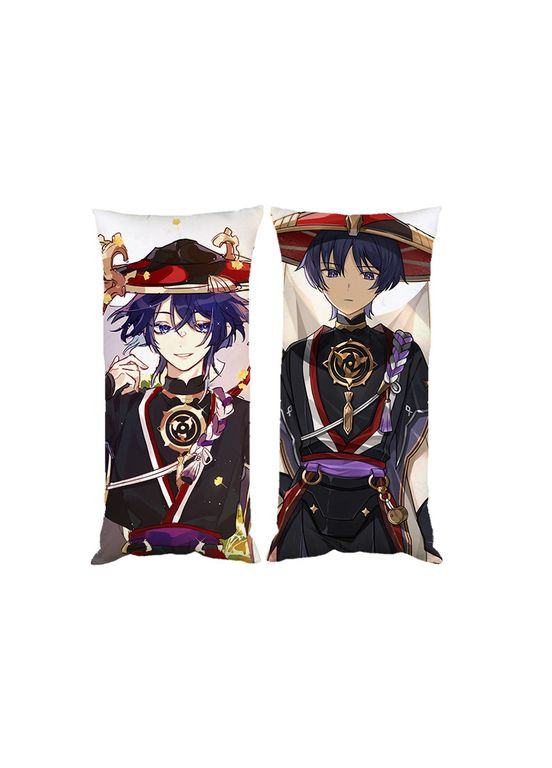 Наволочка чехол для подушки Скоромуччая Геншин импакт Genshin Impact двухсторонняя 30х50 см (pp0572_50) No Brand (326996938)