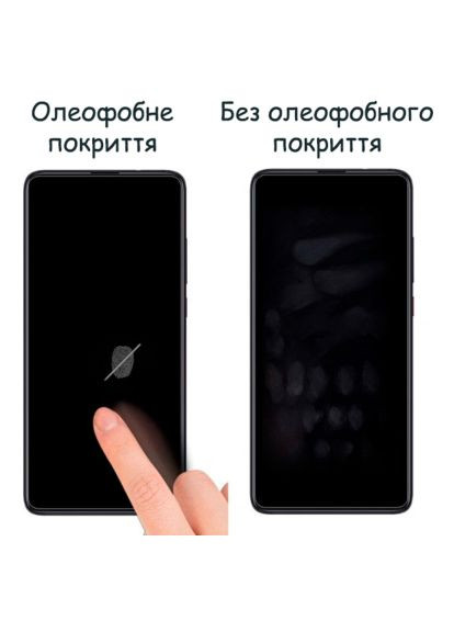 Скло захисне Poco M4 Pro Black Frame A+ (444480) Drobak Poco M4 Pro Black Frame A+ (366520524)