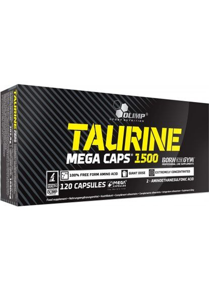 Аминокислота Taurine Mega Caps, 120 капсул Olimp (322238427)