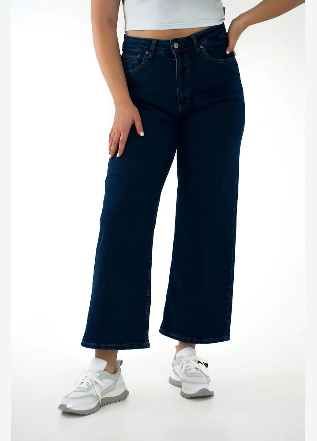 Женские джинсы синего цвета Denim - (315036538)