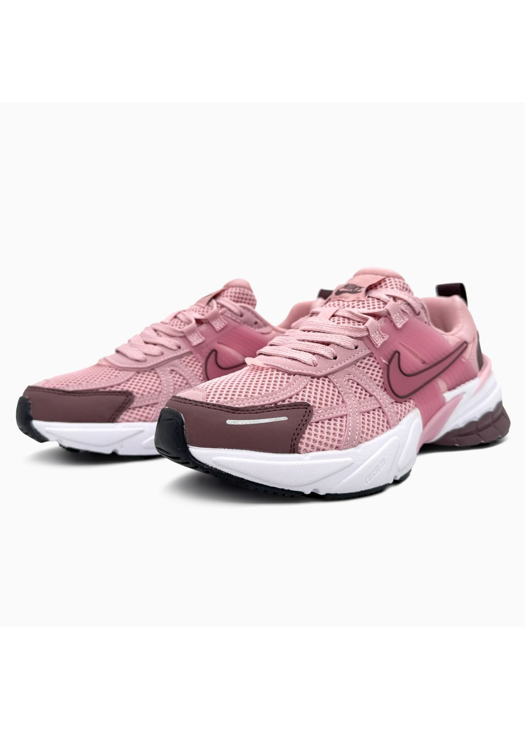 Кроссовки женские Nike V2K Runtekk Pink Bordo | Найк В2К Рантекк розовые No Brand розовые демисезоны (371770587)