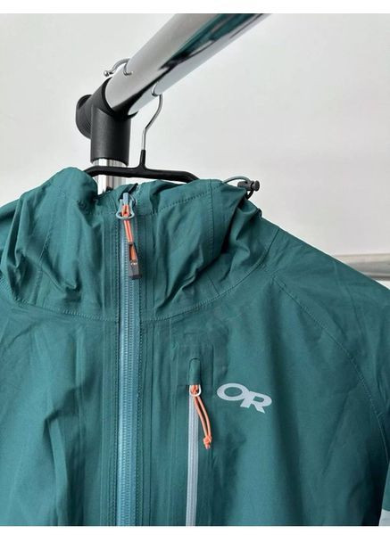 Куртка женская Foray 1 Gore-tex трекинговая мембрана зеленый с серым цветом в поход не промокает Outdoor Research (364488526}