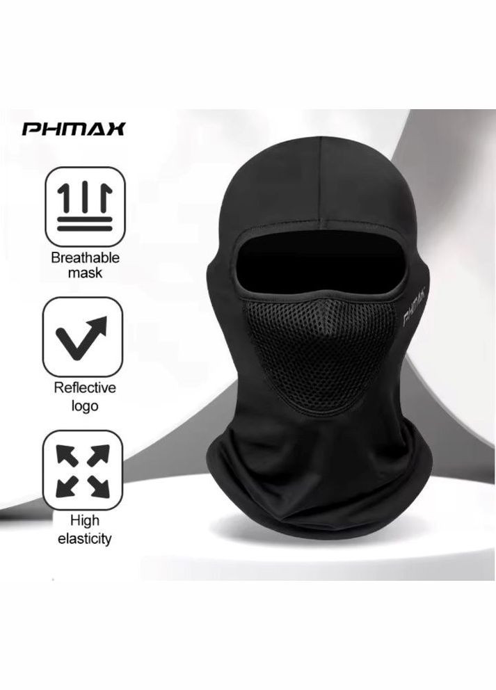 Підшоломник балаклава із сіткою чорна PHMAX No Brand (308018687)