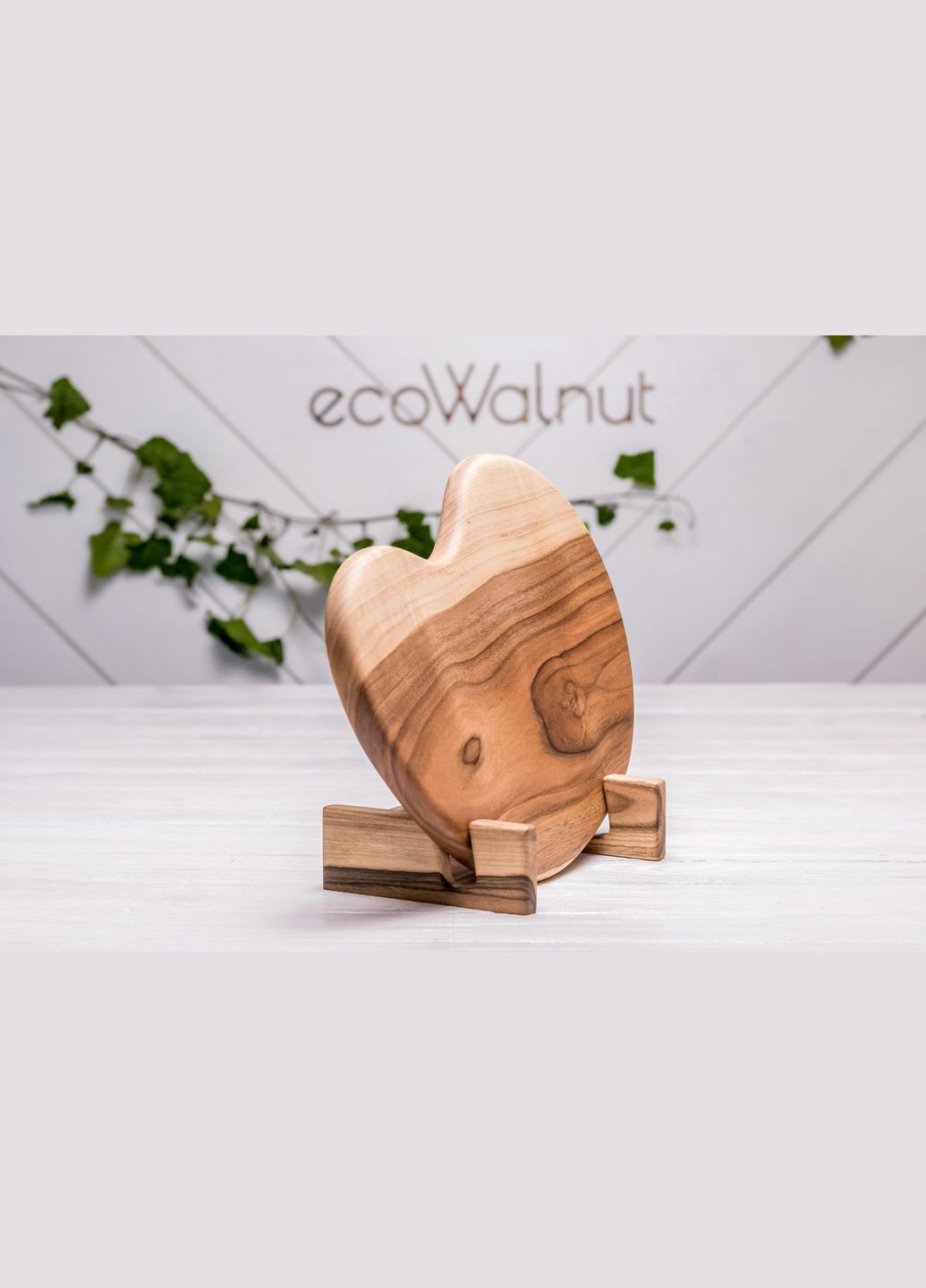 Дощечка горіхова «Камінчик» L Дощечка для нарізки EcoWalnut (295066947)