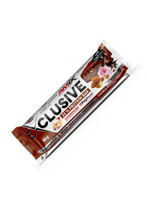 Батончик AMIX Exclusive Protein Bar, 85 грам - Подвійний голландський шоколад Amix Nutrition (334706663)