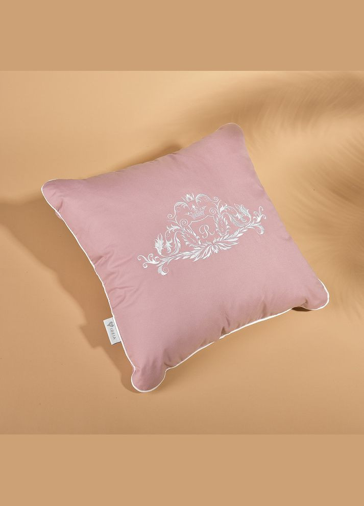 Подушка декоративная Royal с вышивкой пудра IDEIA (315146482)