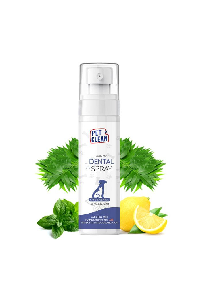 Спрей DENTAL SPRAY для гігієни порожнини рота і підтримки здоров я зубів домашніх тварин 100мл Pet Clean (370140217)