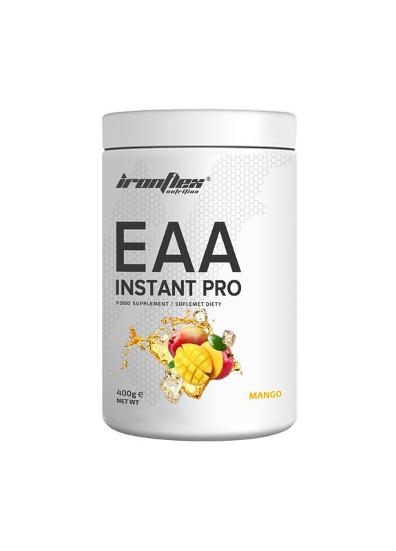 Аминокислоты EAA Pro Instant 400g (Mango) Ironflex (289198936)