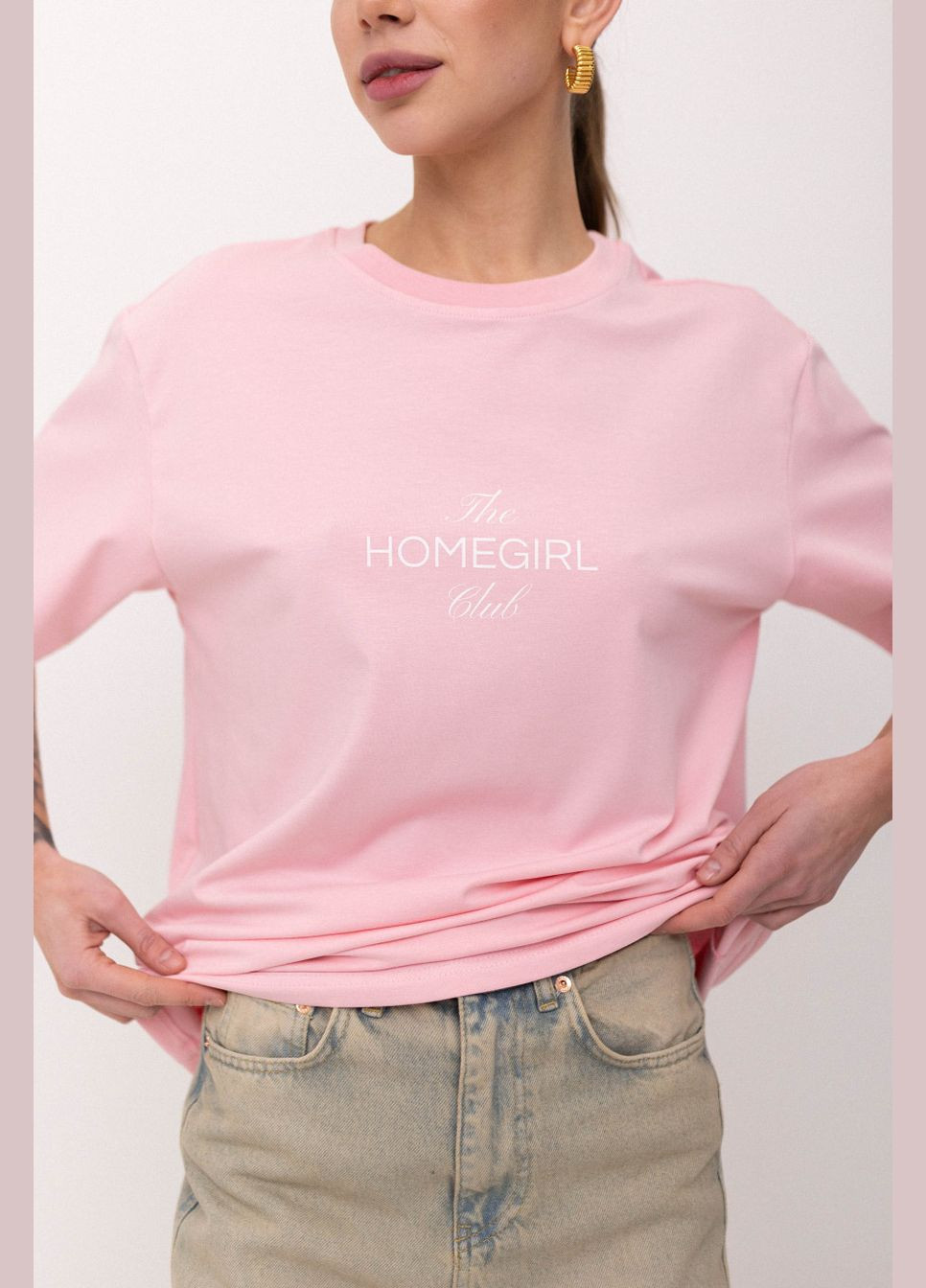 ФУТБОЛКА ОВЕРСАЙЗ THE HOMEGIRL CLU Twice - (322320320)