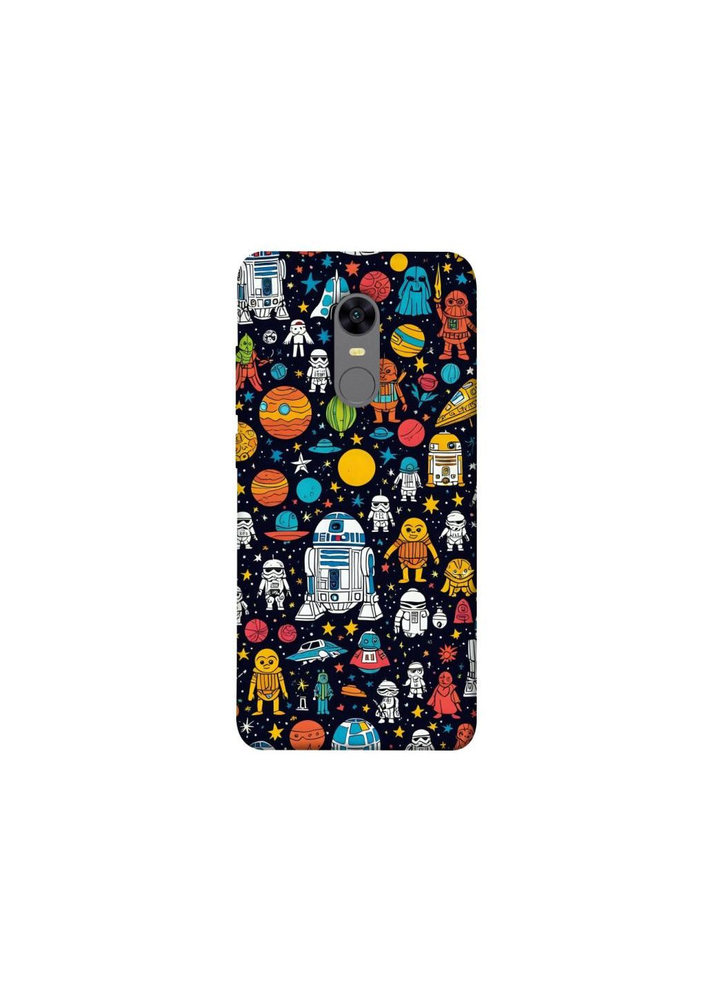 Чехол на Xiaomi Redmi 5 Plus / Redmi Note 5 (Single Camera) Star Wars background ver.2 Frontalka (354656878)