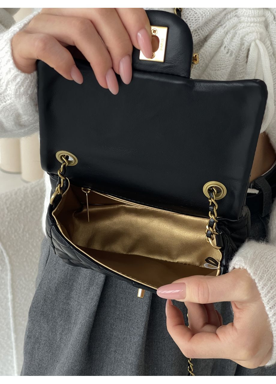 Сумка жіноча клатч через плече Classic чорний міні No Brand (369935701)