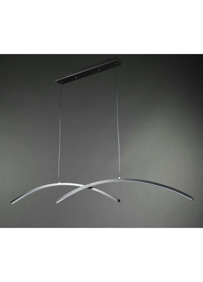 Люстра светодиодная подвесная LED светильник для квартиры на потолок лэд 27843 Черный 20-150х6х100 см. Sunnysky (324396501)