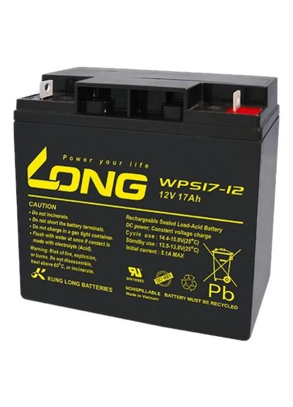 Аккумуляторная батарея KUNG WPS1712 (12В, 17Агод) Long (315701064)