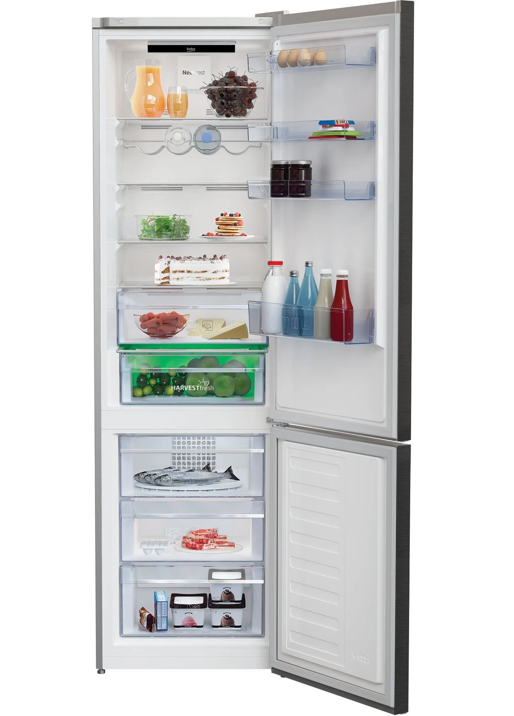 Холодильник RCNA406E35ZXBR (6569435) двухкамерный BEKO
