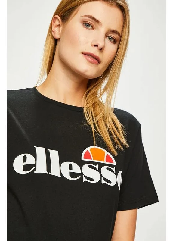 Стильная женская футболка черная Ellesse - (401275384)