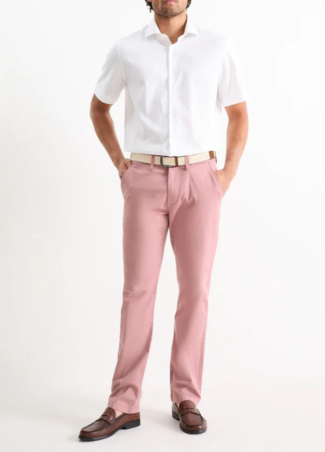 Розовые повседневный брюки C&A