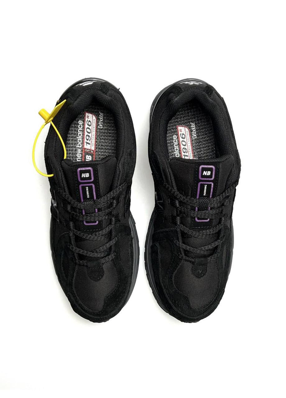 Чорні Осінні кросівки чоловічі new balance No Brand 1906R Cordura GTX Black Grey