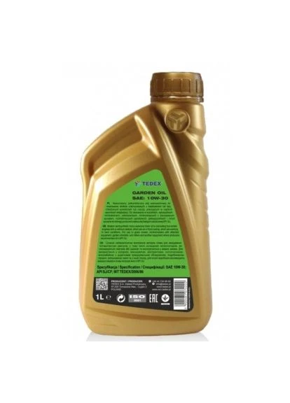 Моторное масло GARDEN OIL SG/CD 10W30 1л Tedex (396888251)