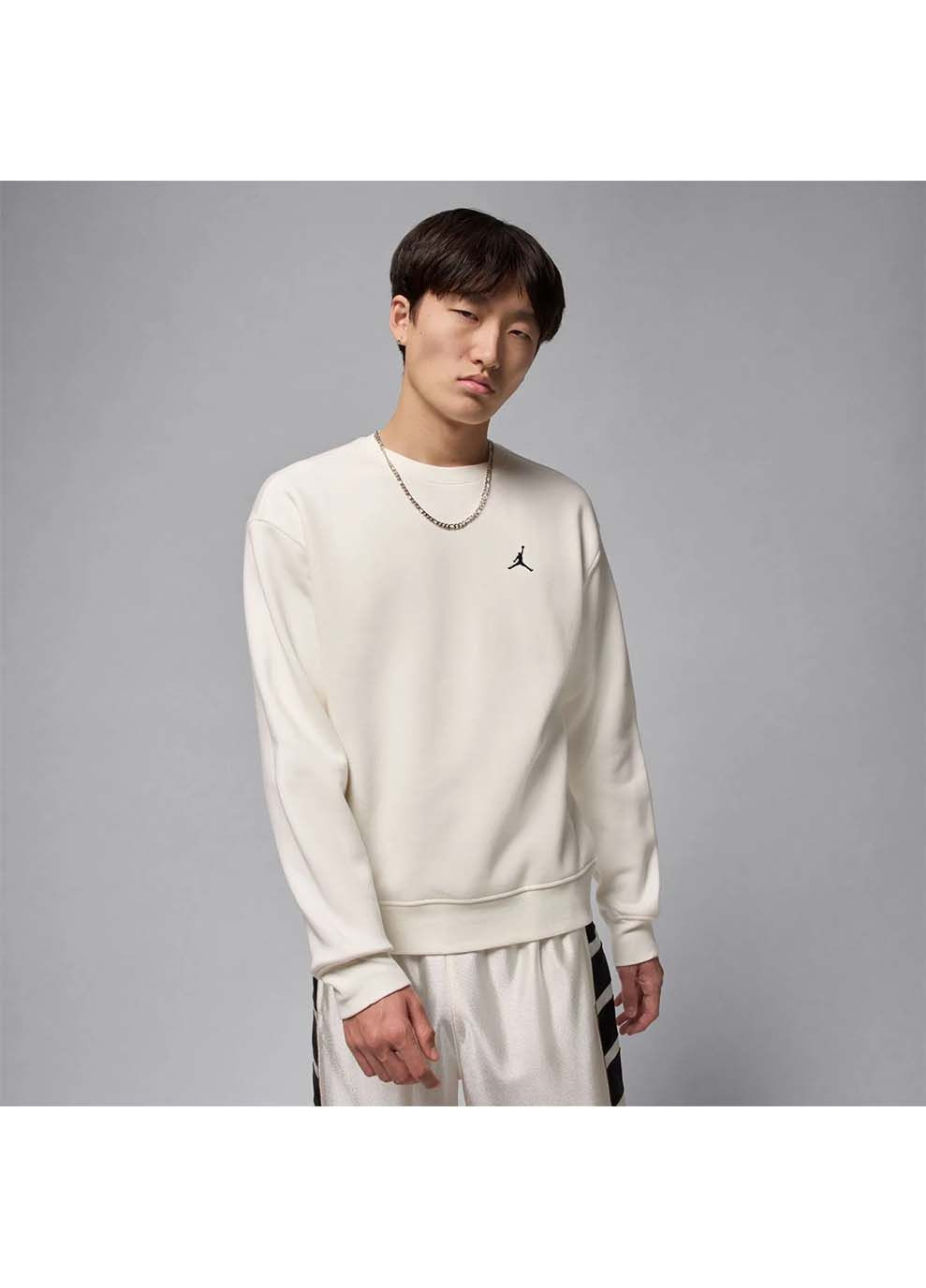 Бежевий чоловічий світшот brk flc crew бежевий Jordan (367599681)