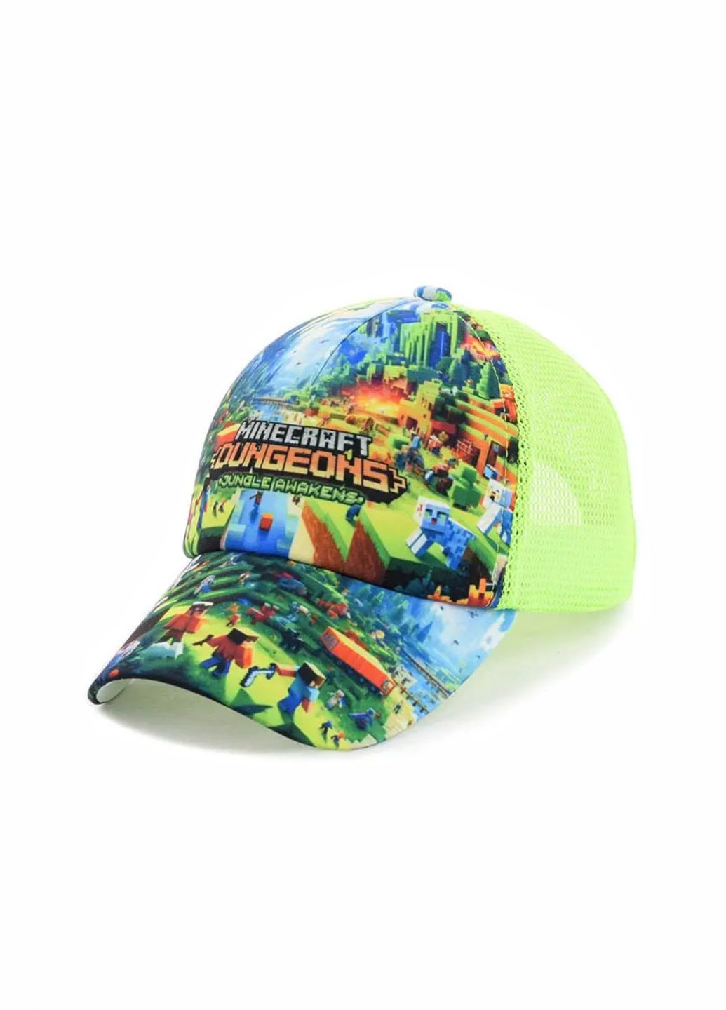 Кепка дитяча із сіткою Майнкрафт / Minecraft No Brand Дитяча кепка (322318406)