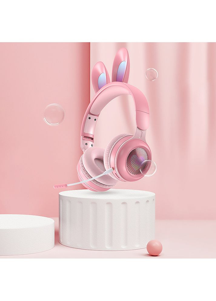 Беспроводные наушники с ушками кролика и LED подсветкой Atd (349824255)