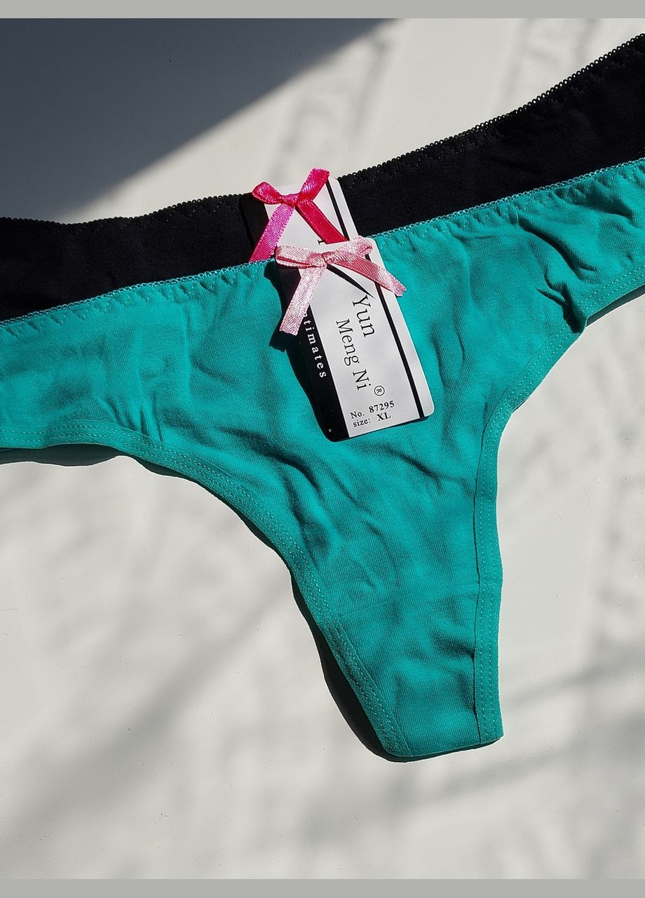 Жіночі бавовняні трусики стрінги труси Honey Fashion Accessories M/L білий (2-41) No Brand (313442784)