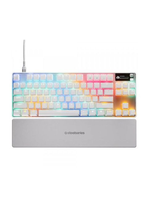 Клавиатура Apex Pro TKL Gen 3 HyperMagnetic OmniPoint 3.0 OLED USB UA White (64898) SteelSeries Apex Pro TKL Gen 3 HyperMagnetic OmniPoint 3.0 OLE (356149596)