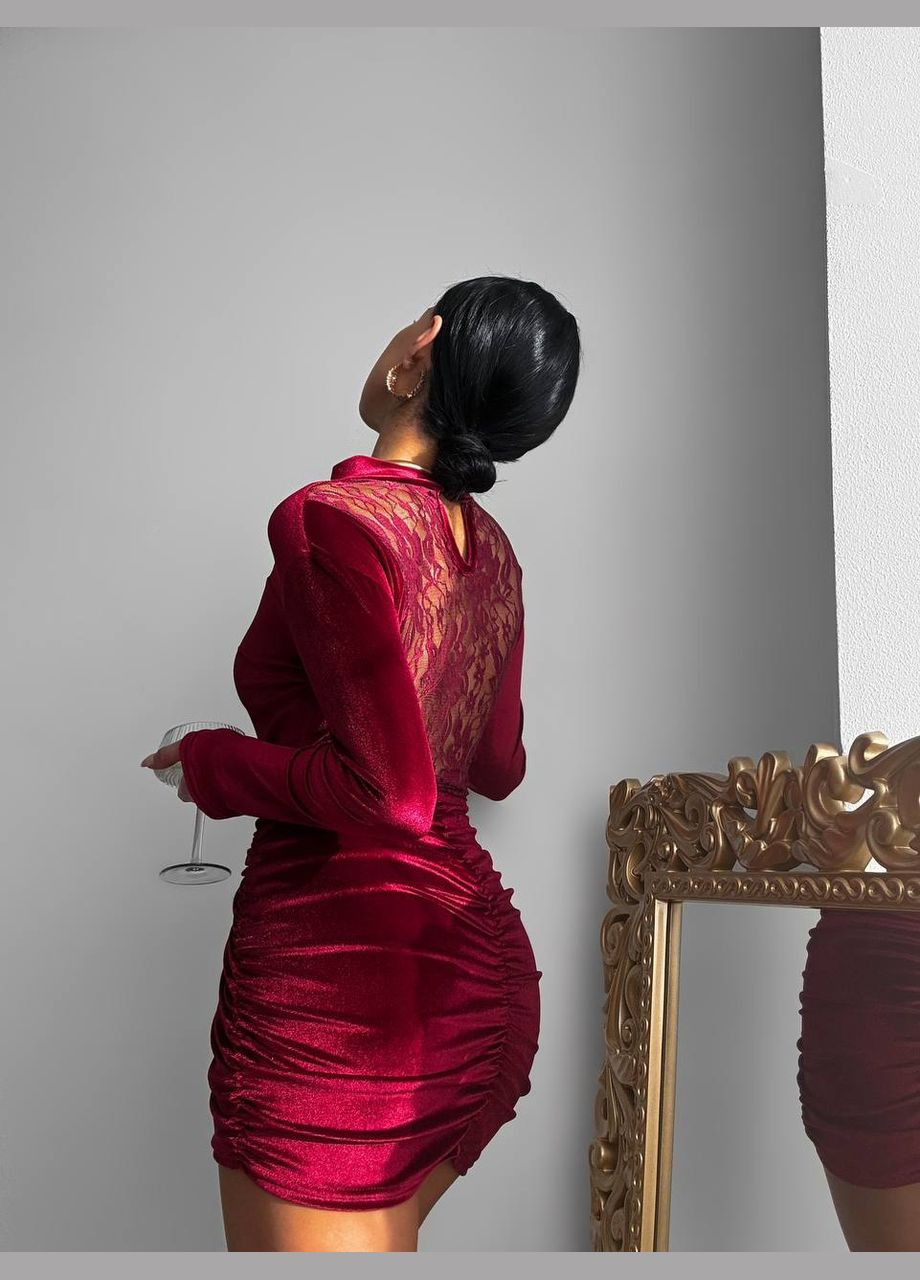 Бордова сукня No Brand