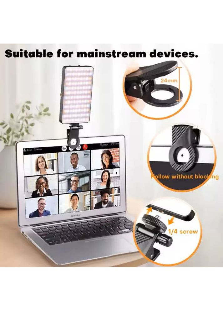 Накамерный свет M20 RGB, 72+42 LED, 22 эффекта, аккумулятор 3000 mAh No Brand (361944435)