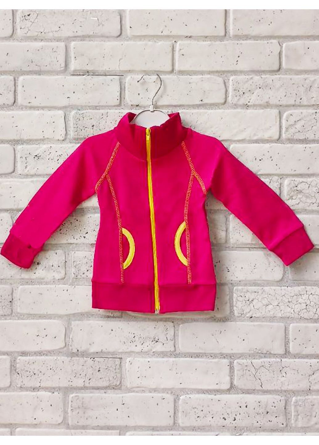 Дитяча кофта на блискавці без капюшона трикотажна No Brand (369722767)