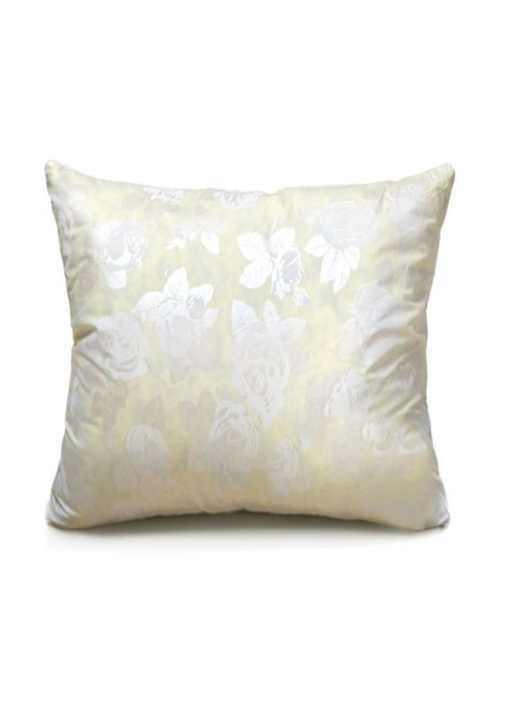 Наперник для подушки из перьев и пуха Тик 50х50 см кремовая Роза No Brand (325864683)