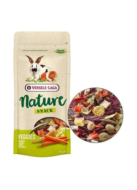 Лакомство для кроликов и грызунов Nature Snack Veggies с овощами 85 г (5410340614334) Versele-Laga (277697176)