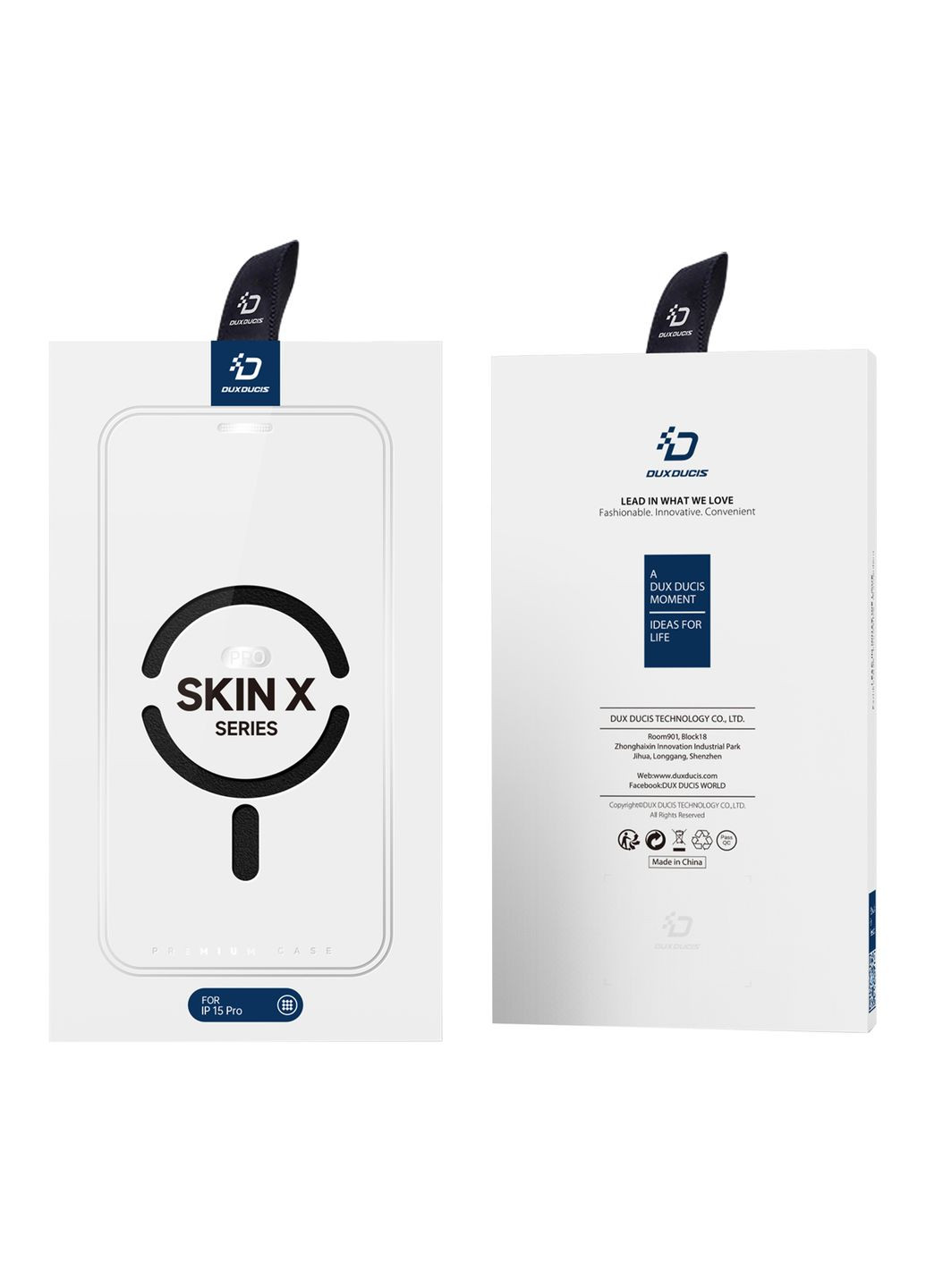 Чохол-книжка Skin X Pro with MagSafe для iPhone 15 Pro Max Blue Dux Ducis Apple iPhone 15 Pro Max 2023 (335874242)