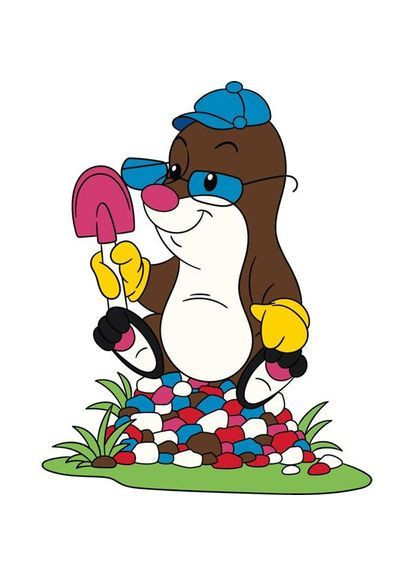 Дитяча розмальовка Кріт 25х30 см () Artcraft 15116-AC (366529111)