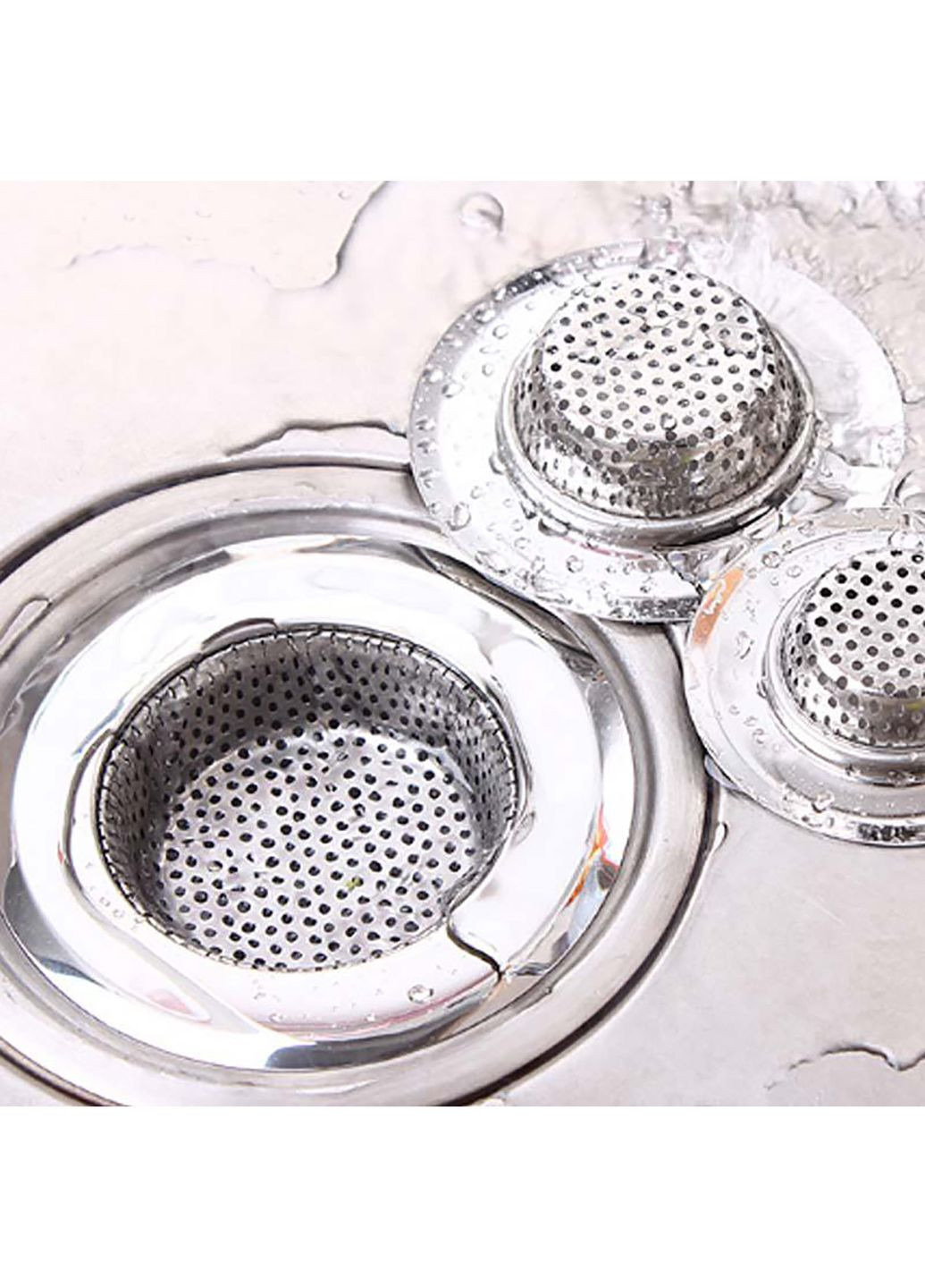 Сітка-фільтр для раковини з нержавіючої сталі фільтр проти засмічення Ø 7 см Kitchen Master (330127481)