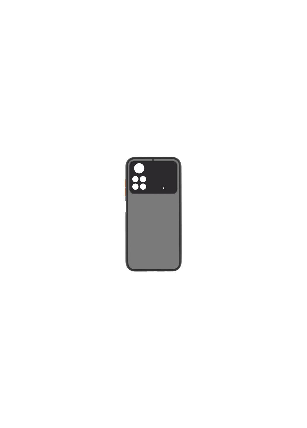 Чехол для моб. телефона (MCMFXPM4P4GBK) MakeFuture xiaomi poco m4 pro 4g frame (matte pc+tpu) black (275076187)