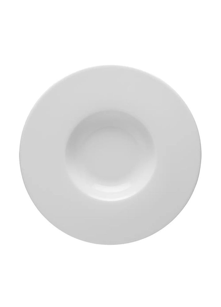 Тарілка для пасти порцелянова біла Wersal 27 см 2249 Тарілка для сервірування для подачі Lubiana (309161011)