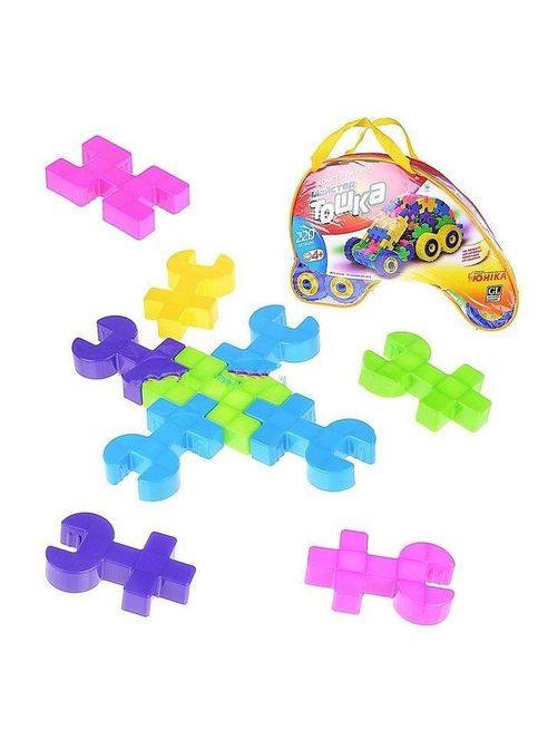 Конструктор з великими деталями «Майстер Тошка» 80037UNK, 220 запчастин Юніка (330606624)