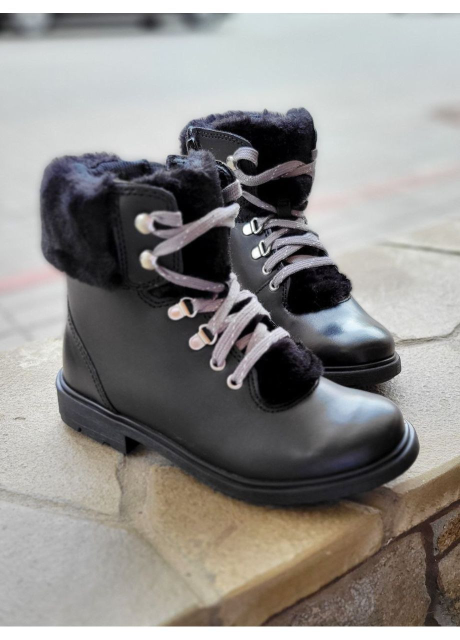 Шкіряні черевики Girl's Astrol Hiker K Snow Boot Leather Clarks (365060285)