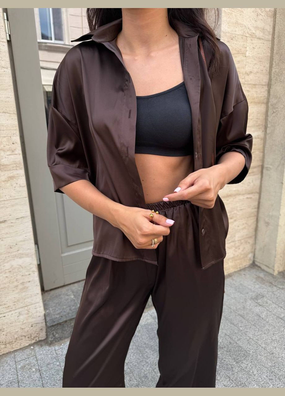 Жіночий шовковий костюм вільного крою Avanti (346055656)