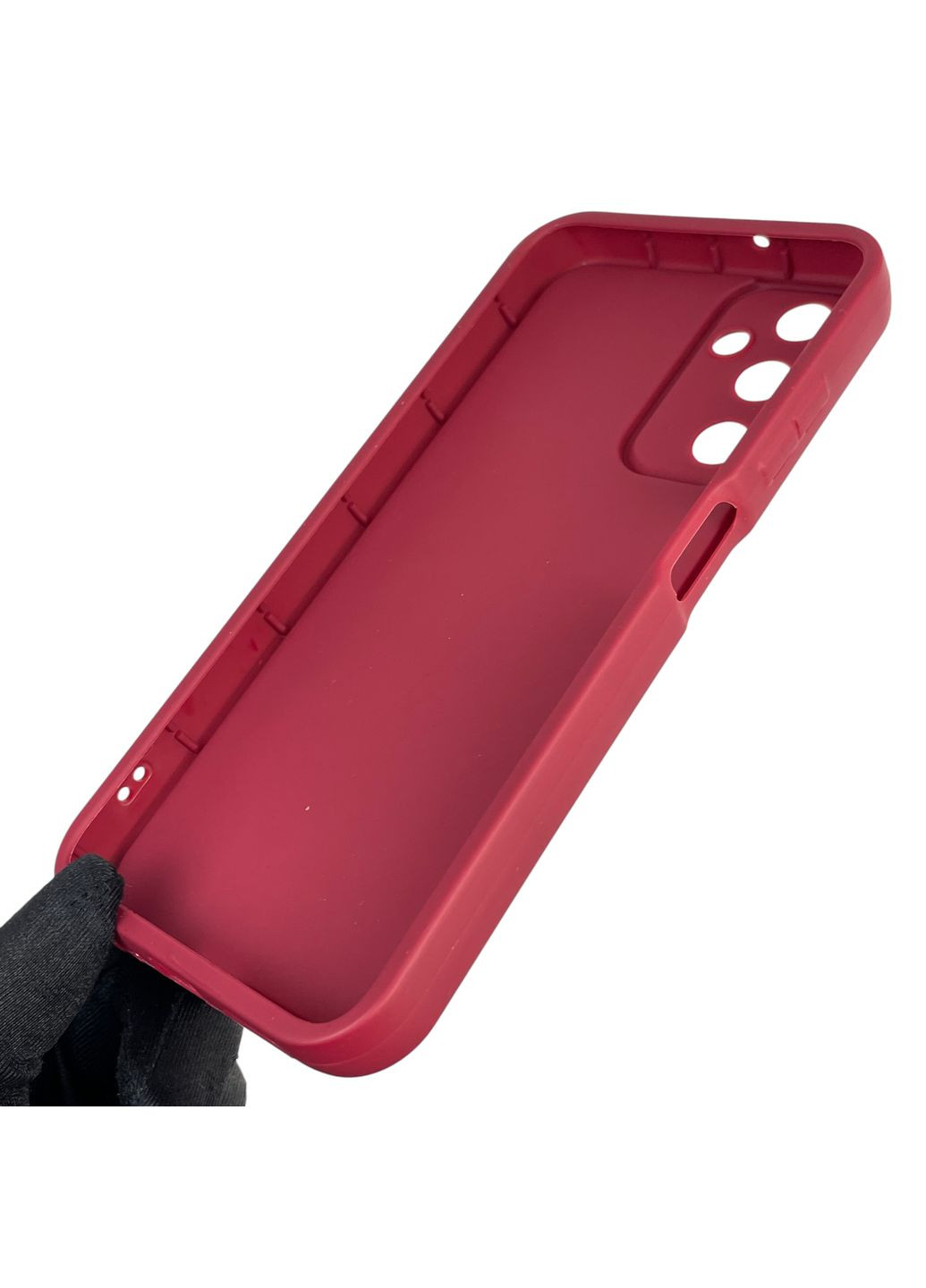 Чохол силіконовий Soft Touch для Galaxy A05S (SM-A057) бордовий (Повний захист камери) Samsung (366389443)