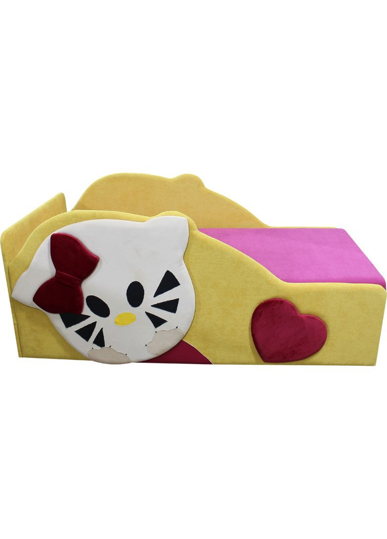 Дитячий диванчик з боковинками та скринею для білизни Кіті ТМ No Brand (322500554)