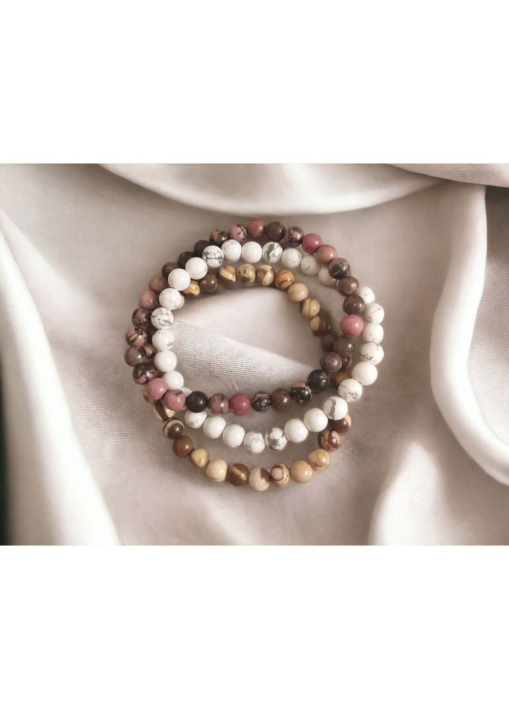 Браслети із натурального каменю 19 см No Brand (362577165)