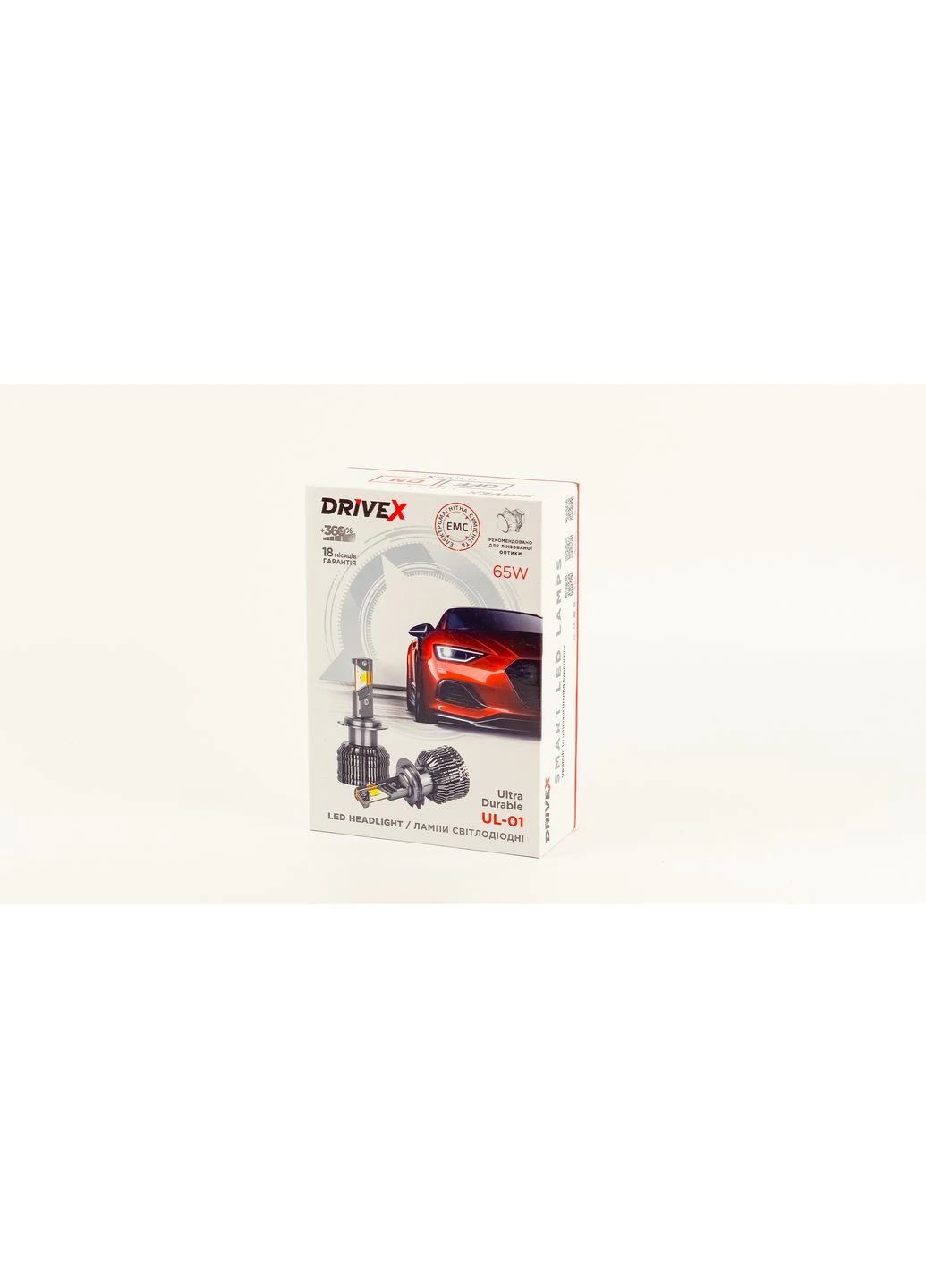 LED лампи автомобільні UL-01 DELUX HB3(9005) 5.5K 65W CAN DriveX (395844005)