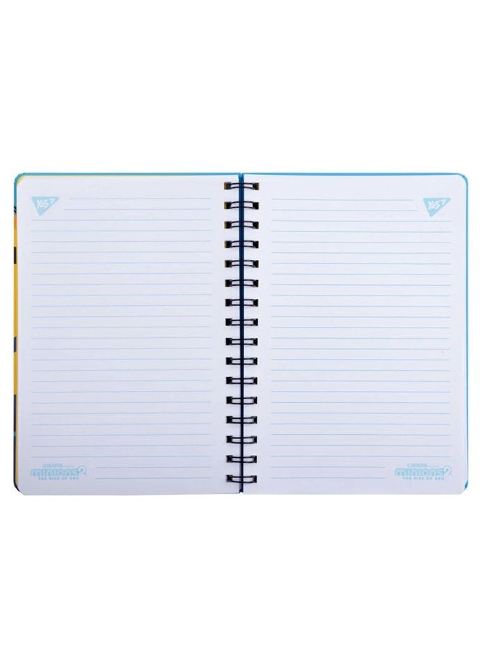 Блокнот на спирали с резинкой А5 Minions 2 151774 80 листов Yes (335585856)