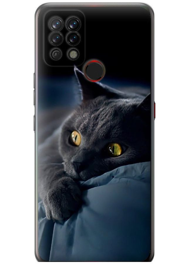 Силіконовий чохол 'Димчастий кіт' для Endorphone tecno pova ld7 (278237225)